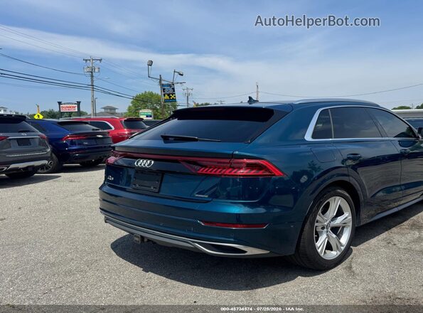 WA1CVAF19KD008785 2019 AUDI Q8 Blue Задня права чверть