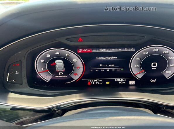 WA1CVAF19KD008785 2019 AUDI Q8 Blue Вид задніх сидінь