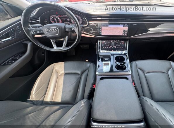 WA1CVAF19KD008785 2019 AUDI Q8 Blue Вид наклейки з VIN-кодом