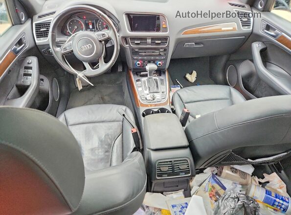 WA1CVAFP8GA020651 2016 AUDI Q5 Black Առջևի վահանակի տեսք