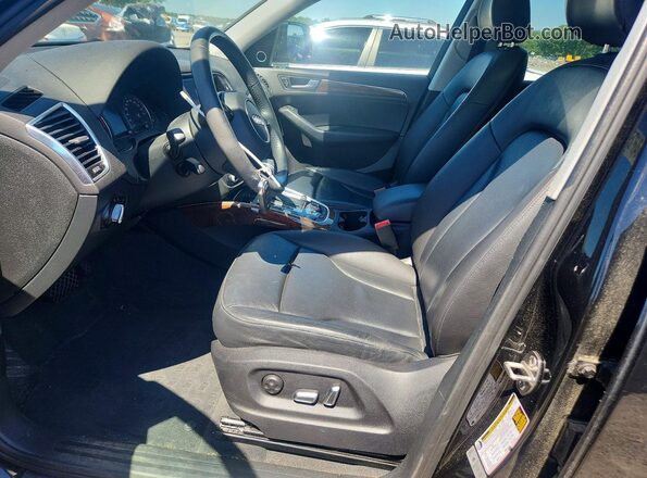 WA1D7AFP0GA145027 2016 AUDI Q5 Black წინა სალონის ხედი