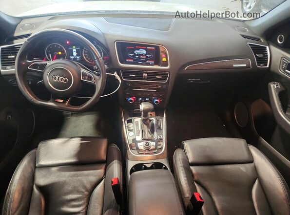 WA1D7AFP5HA001264 2017 AUDI Q5 White Вид панелі приладів