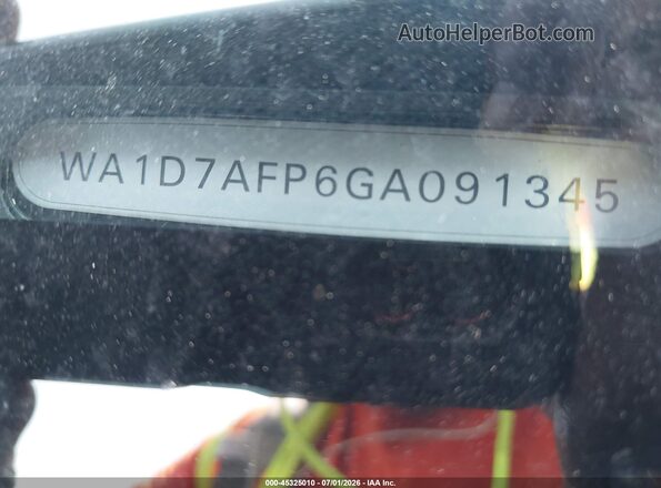 WA1D7AFP6GA091345 2016 AUDI Q5 Gray 