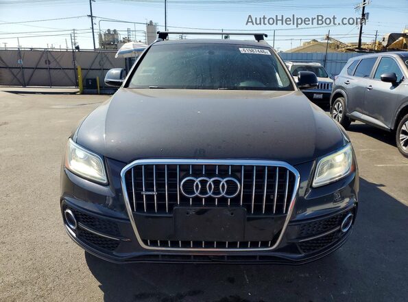 WA1D7AFP7HA049817 2017 AUDI Q5 Black Front view