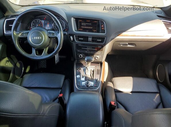 WA1D7AFP7HA049817 2017 AUDI Q5 Black Dashboard view