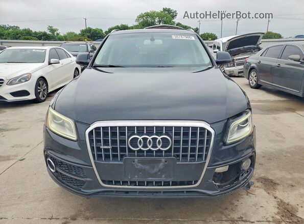 WA1D7AFP8GA027615 2016 AUDI Q5 Black Դիմացի տեսք
