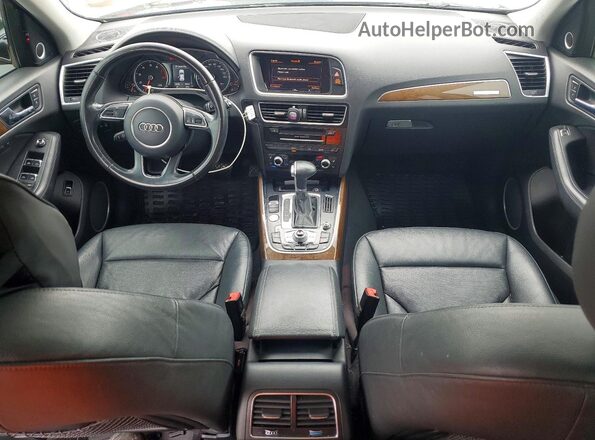 WA1D7AFP8GA027615 2016 AUDI Q5 Black Առջևի վահանակի տեսք