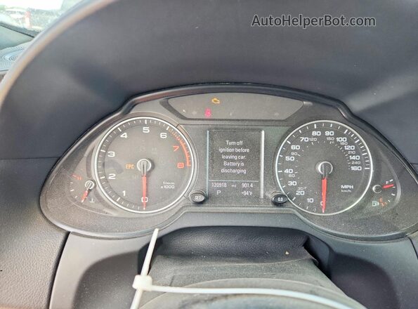 WA1D7AFP8GA126578 2016 AUDI Q5 White Instrument cluster view