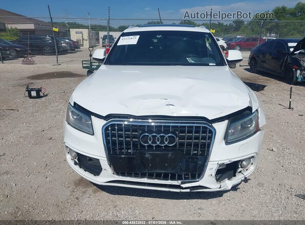 WA1D7AFPXHA031263 2017 AUDI Q5 White Instrument cluster view
