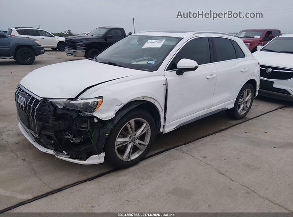 WA1DECF30L1006136 2020 AUDI Q3 White Vista tres cuartos delantera izquierda