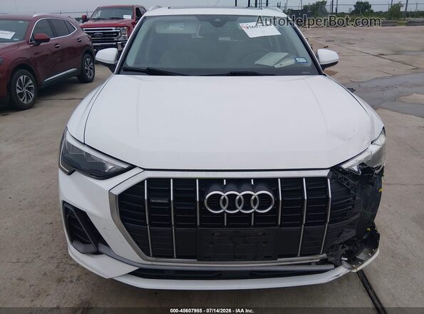 WA1DECF30L1006136 2020 AUDI Q3 White Vista del cuadro de instrumentos