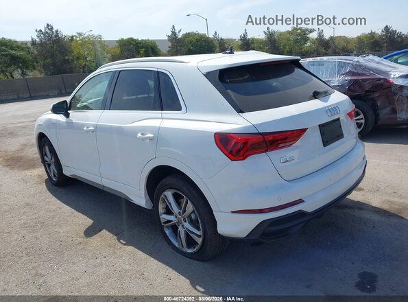 WA1DECF30L1057068 2020 AUDI Q3 Белый Задняя левая четверть