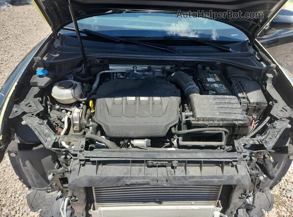 WA1DECF30M1055077 2021 AUDI Q3 Black Vista del compartimento del motor