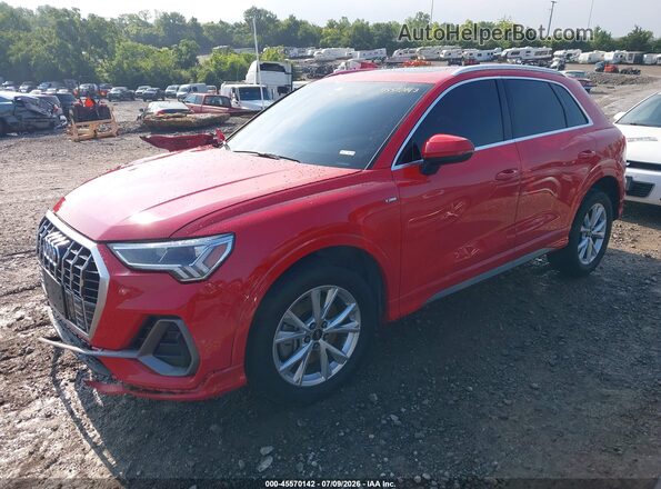 WA1DECF30P1068528 2023 AUDI Q3 Red Front left