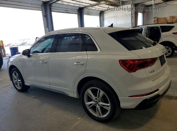 WA1DECF31M1040636 2021 AUDI Q3 White უკანა მარცხენა