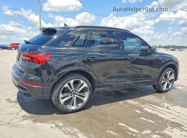 WA1DECF31M1156127 2021 AUDI Q3 Black Задня права чверть