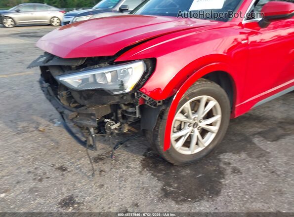 WA1DECF31N1023840 2022 AUDI Q3 Red Դիմացի տեսք