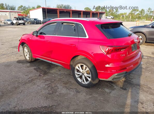 WA1DECF31N1023840 2022 AUDI Q3 Red Հետևի ձախ