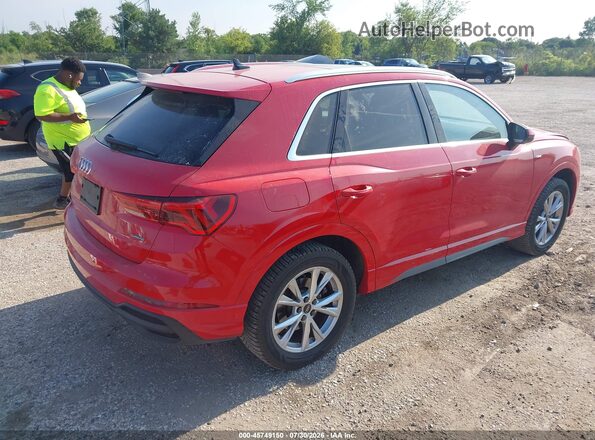 WA1DECF31P1093535 2023 AUDI Q3 Red Задня права чверть