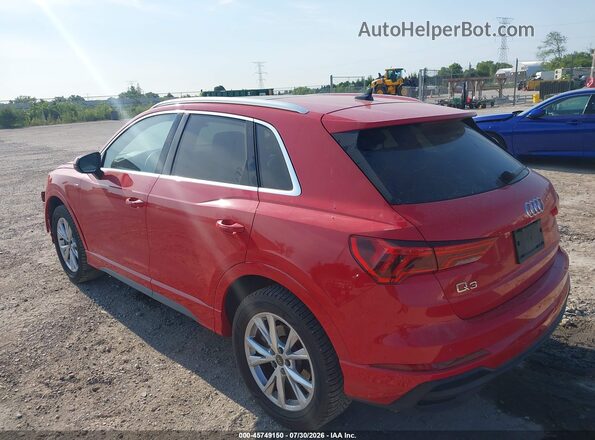 WA1DECF31P1093535 2023 AUDI Q3 Red Задня ліва чверть