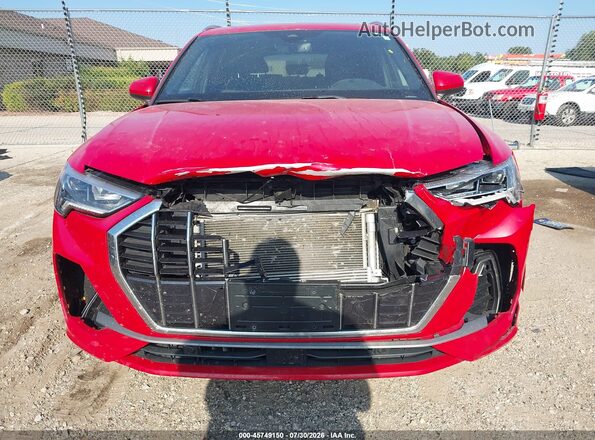 WA1DECF31P1093535 2023 AUDI Q3 Red Вид щитка приладів