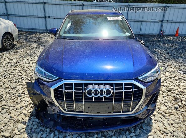 WA1DECF31R1159312 2024 AUDI Q3 Blue წინა ხედი