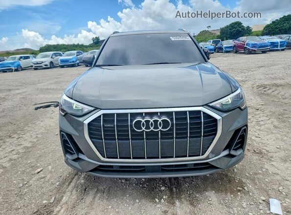 WA1DECF32L1058349 2020 AUDI Q3 Gray Vista frontal