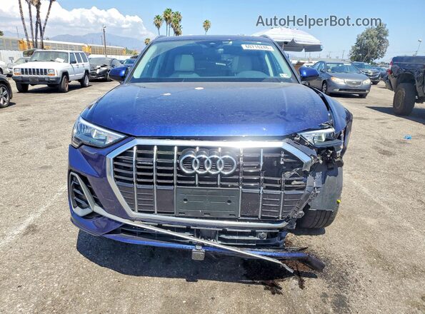 WA1DECF32M1131236 2021 AUDI Q3 Blue Vista frontal