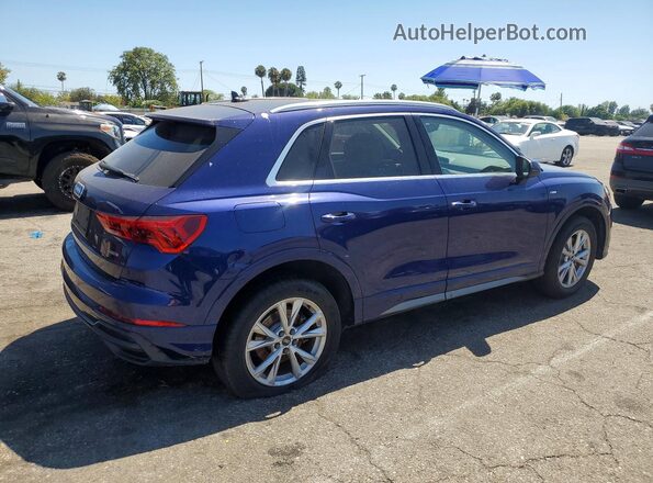 WA1DECF32M1131236 2021 AUDI Q3 Blue Trasero derecho