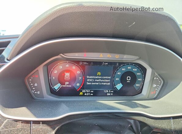 WA1DECF33N1114060 2022 AUDI Q3 Серый Вид щитка приборов