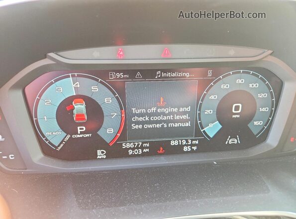 WA1DECF33N1134079 2022 AUDI Q3 Белый Вид щитка приборов
