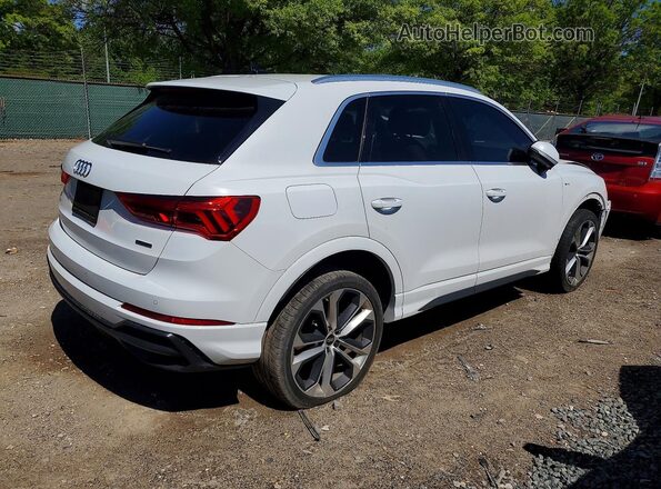 WA1DECF34M1131299 2021 AUDI Q3 Белый Задняя правая четверть