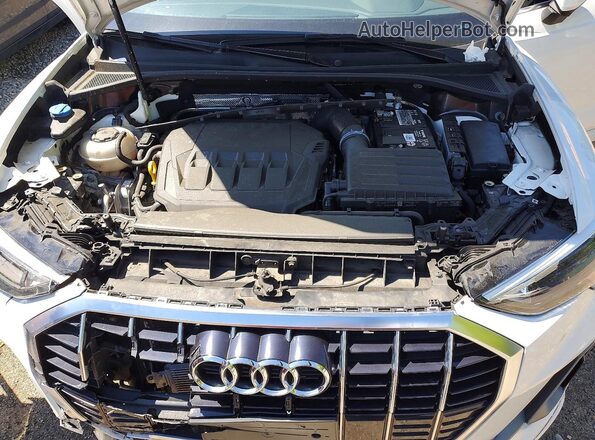 WA1DECF34M1131299 2021 AUDI Q3 Белый Вид подкапотного пространства