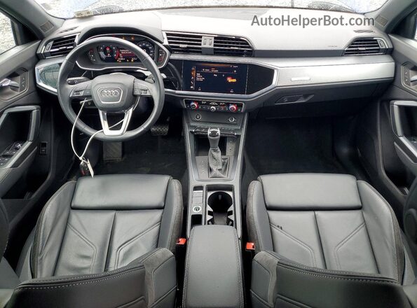WA1DECF34M1138513 2021 AUDI Q3 Blue Առջևի վահանակի տեսք