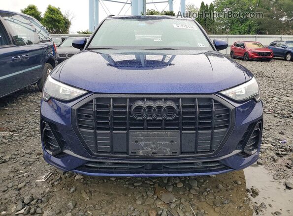 WA1DECF34M1138513 2021 AUDI Q3 Blue Դիմացի տեսք