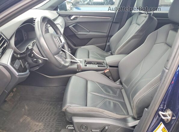 WA1DECF34M1138513 2021 AUDI Q3 Blue Սալոնի դիմացի տեսք