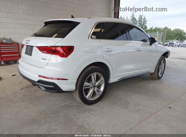 WA1DECF34N1010225 2022 AUDI Q3 Белый Задняя правая четверть