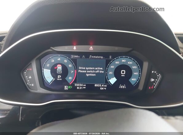 WA1DECF34N1010225 2022 AUDI Q3 Белый Вид задних сидений