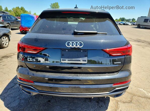 WA1DECF34N1070716 2022 AUDI Q3 Black Widok z tyłu