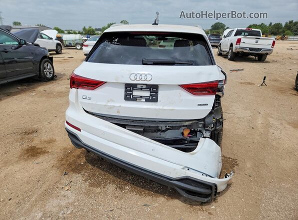 WA1DECF34P1044118 2023 AUDI Q3 White Հետևի տեսք
