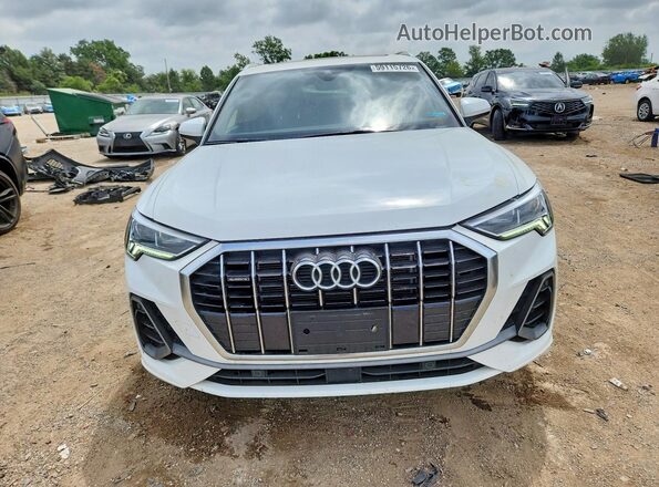 WA1DECF34P1044118 2023 AUDI Q3 White Դիմացի տեսք