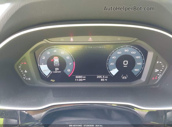 WA1DECF34S1031751 2025 AUDI Q3 Серый Вид задних сидений