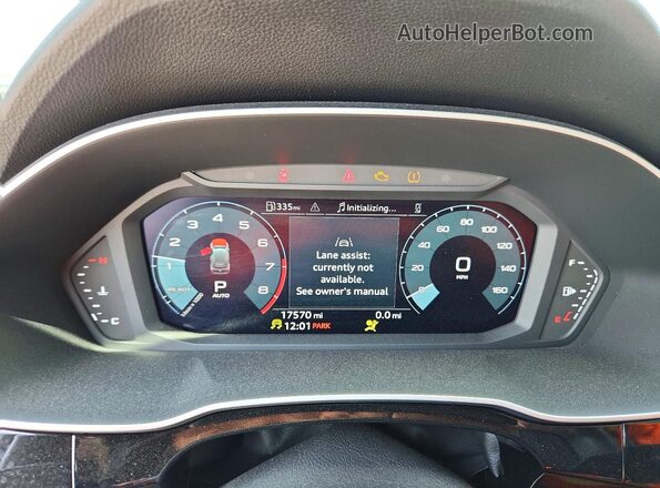 WA1DECF35R1117113 2024 AUDI Q3 White Vista del cuadro de instrumentos