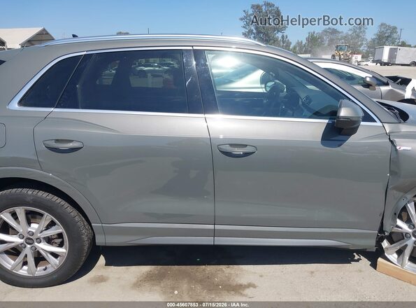WA1DECF35R1123767 2024 AUDI Q3 Gray Rear interior view