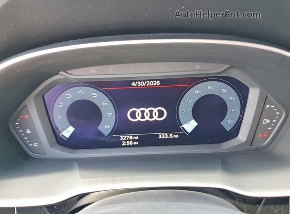 WA1DECF35S1098570 2025 AUDI Q3 Gray Widok zestawu wskaźników
