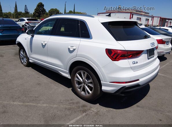 WA1DECF37R1021290 2024 AUDI Q3 White უკანა მარცხენა