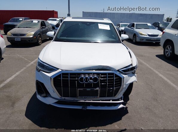 WA1DECF37R1021290 2024 AUDI Q3 White ხელსაწყოთა პანელის ხედი
