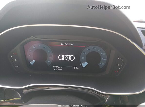 WA1DECF37S1029931 2025 AUDI Q3 White Vista de los asientos traseros