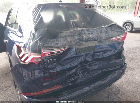 WA1DECF38M1056123 2021 AUDI Q3 Blue Vista frontal