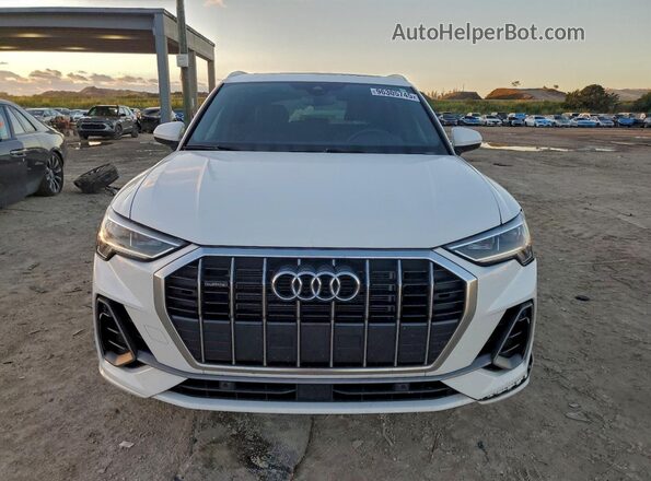WA1DECF38P1023045 2023 AUDI Q3 White Դիմացի տեսք